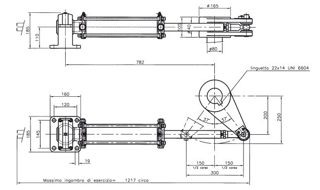Mavi Mare CI1030 sylinder båtdel