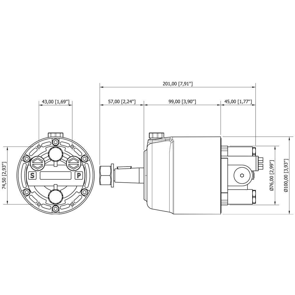 Mavi Mare GM0-MRA hydraulikkpumpe styring
