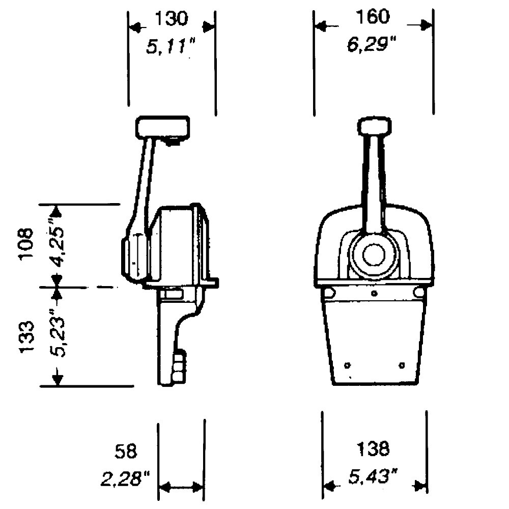 Mavi Mare 336.07T kontrollboks innfelt trim