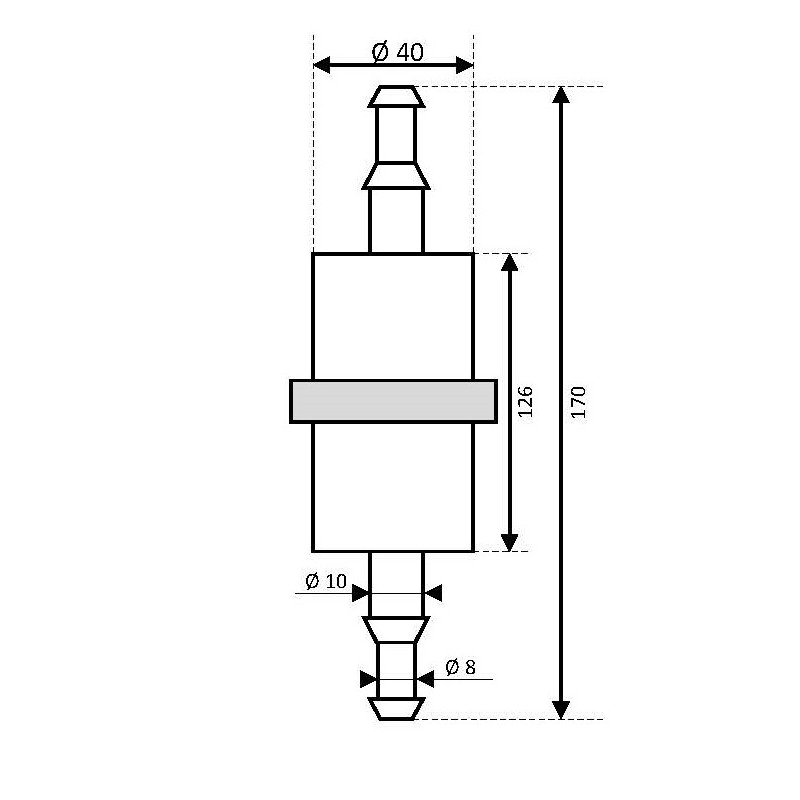 Can SB 13.2566 drivstoffilter diesel over 3500 cc