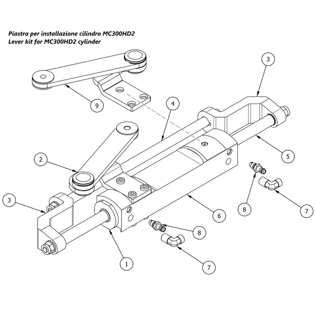 Mavi Mare MC300HD reservedel 00.0003.00 muttersett