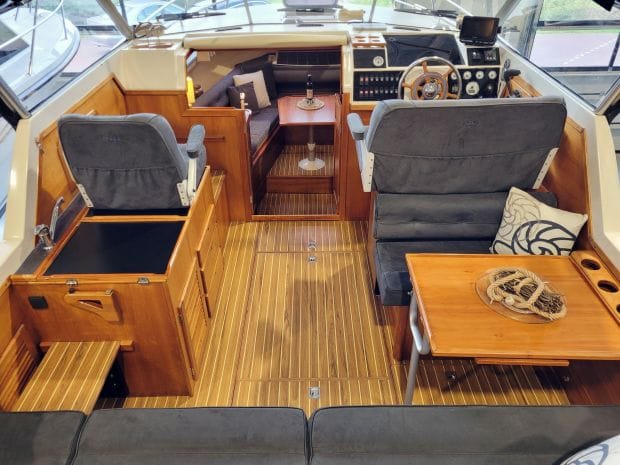 Agder Boat A840 putesett cockpit Nirox inkl stoler