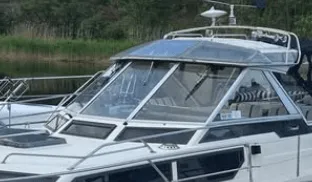 Agder Boat Scand 32/3500 vindussett hardtop klar 5-delt