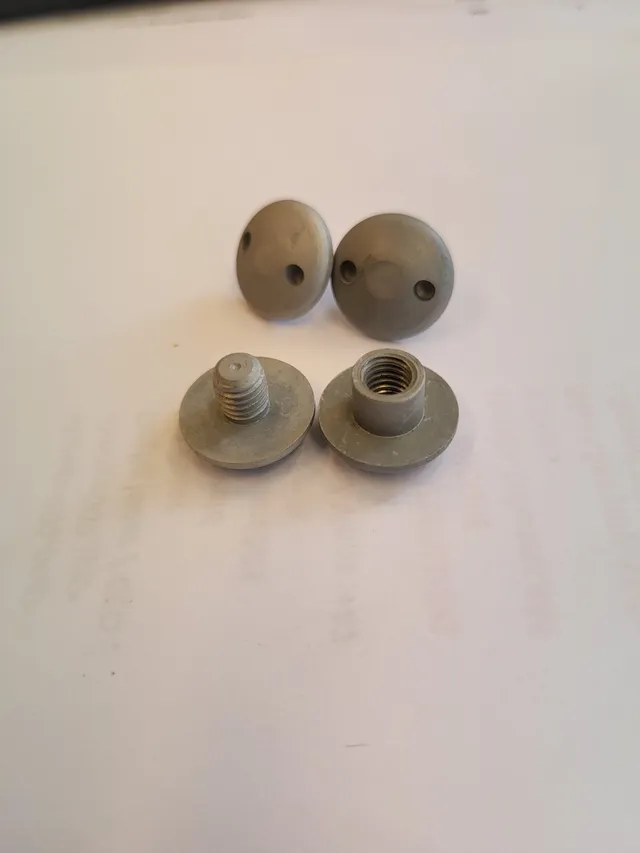 Agder Boat skrue aluminium 6mm vindu med mutter