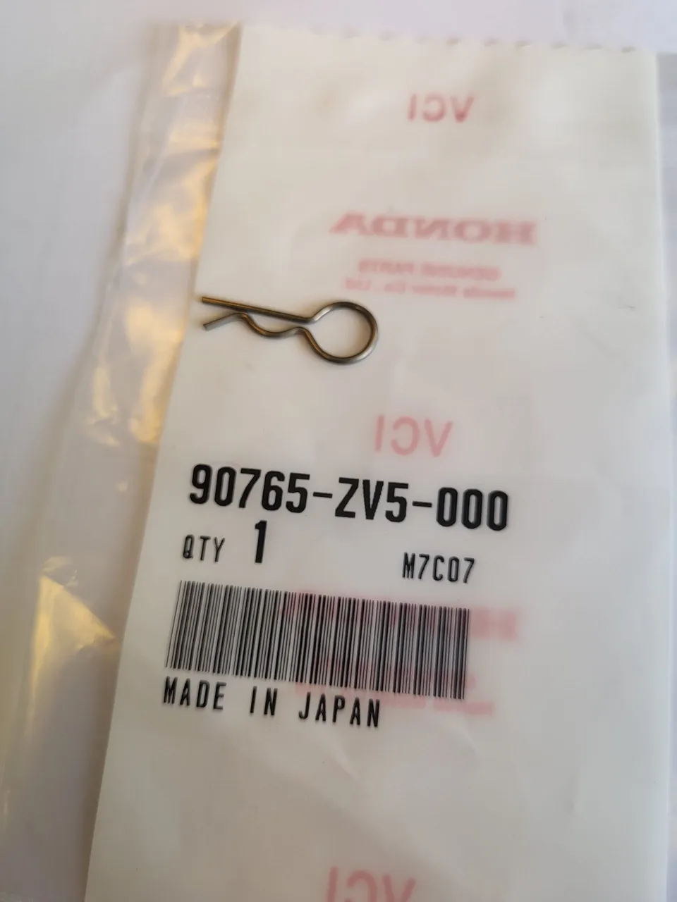 Honda 90765-ZV5-000 spesialstift original