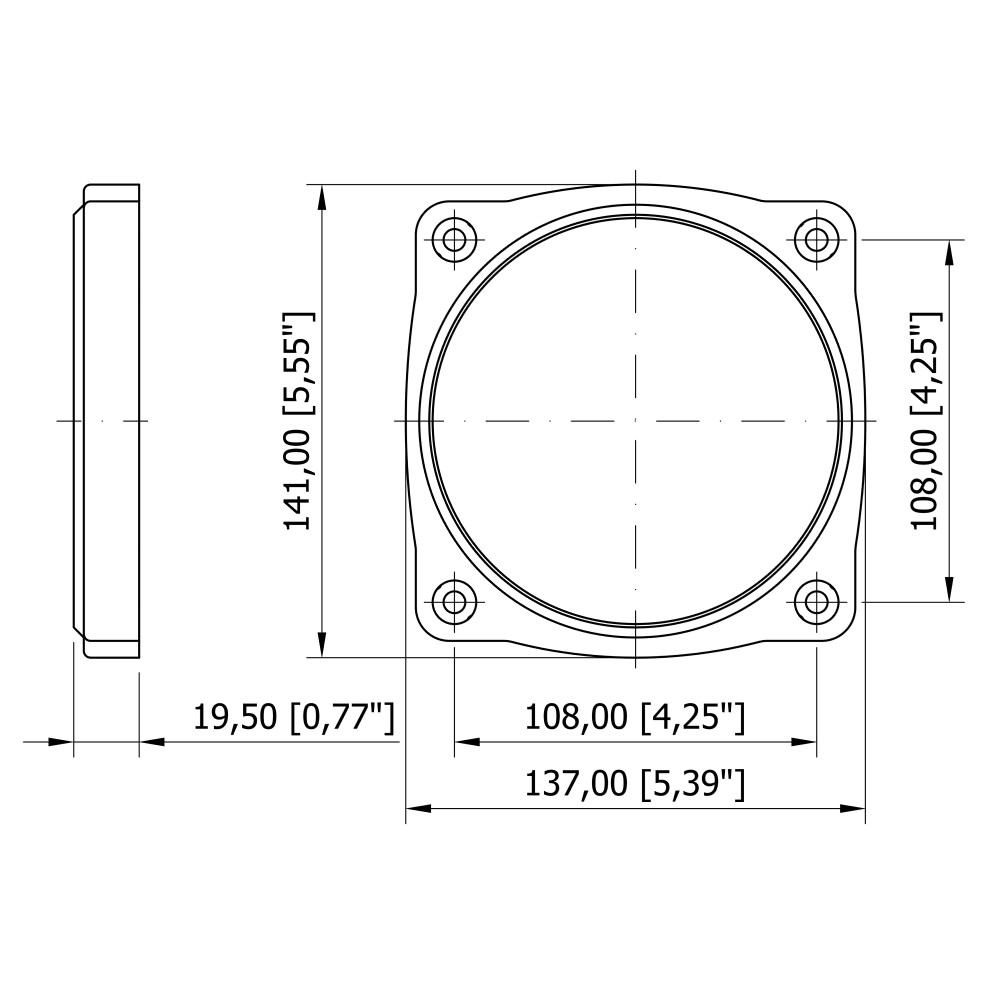 Mavi Mare X.343 pumpekit seminnfelt firkantflens styring