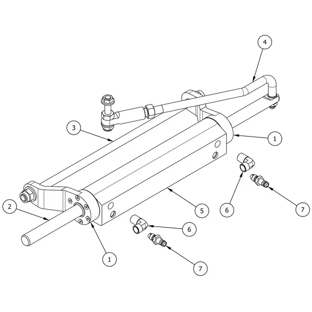 Mavi Mare MC300R 00.0015.00 sylindertopper med o-ringer 2-pk