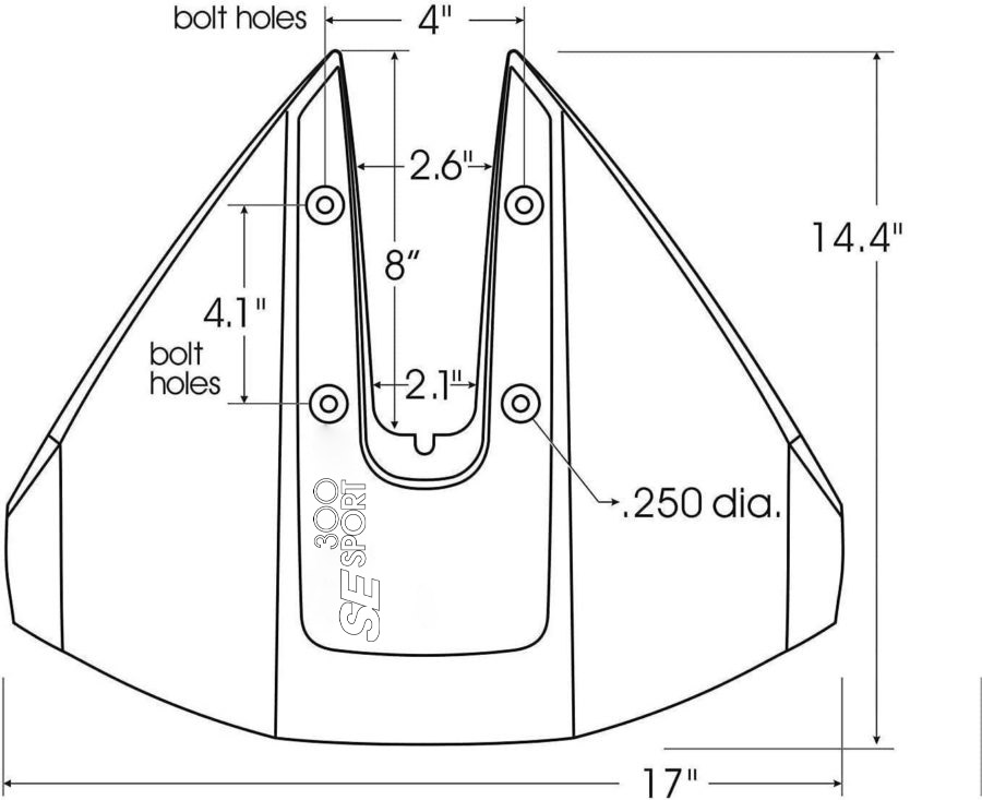 SE Sport 300 hydrofoil til 40–300 HK