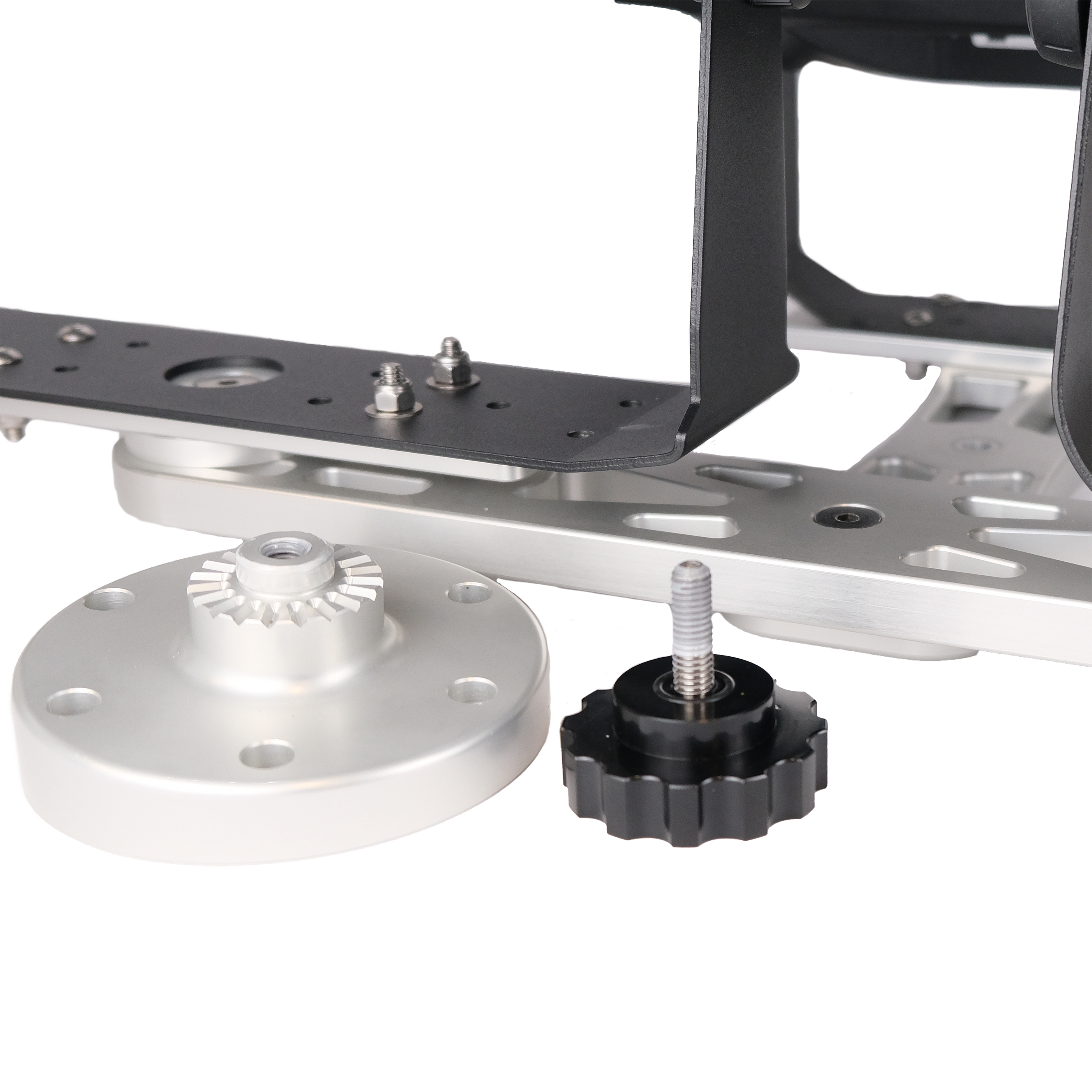 Geigertec Low Profile Triple Mount ekkoloddfeste 3x12" aluminium