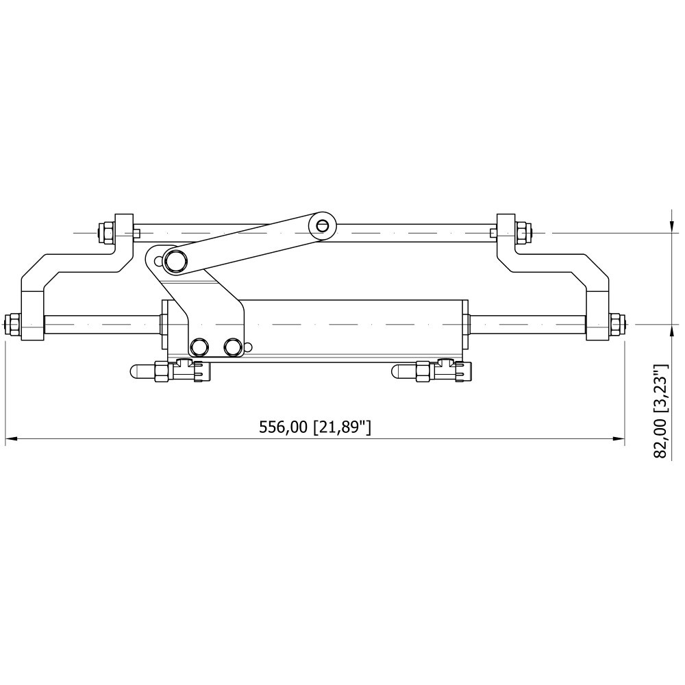 Mavi Mare MC150BR-01 styresylinder balansert frontmontert