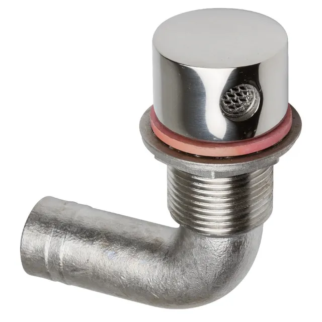 Can SB 05.3557 lufteventil rustfritt 90° 1"