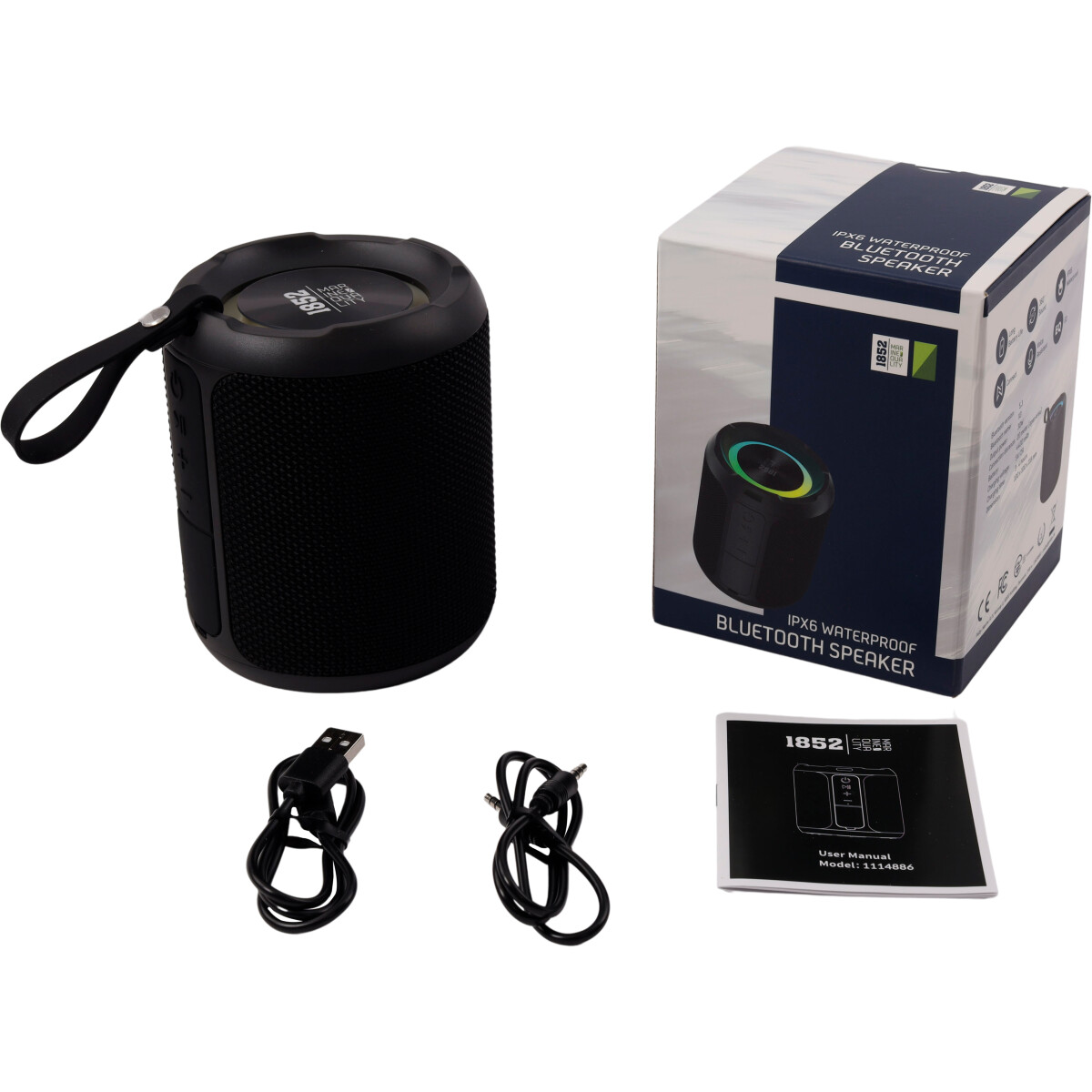 1852 X3 høyttaler bluetooth IPX6 30W bærbar