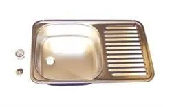 Baltic Atlantic oppvaskkum rustfritt stål 590x370 mm