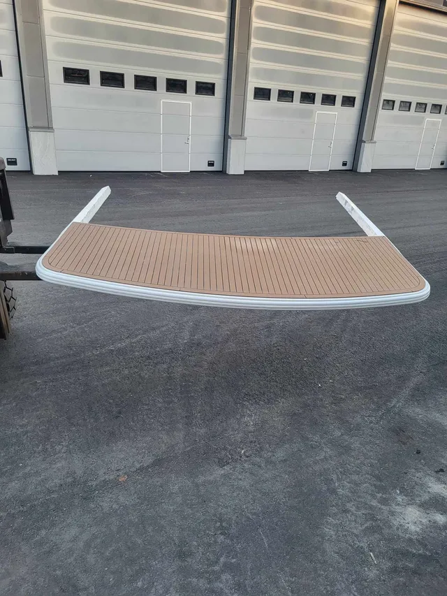Agder Boat teak flexi badeplattformforlenger Scand 29
