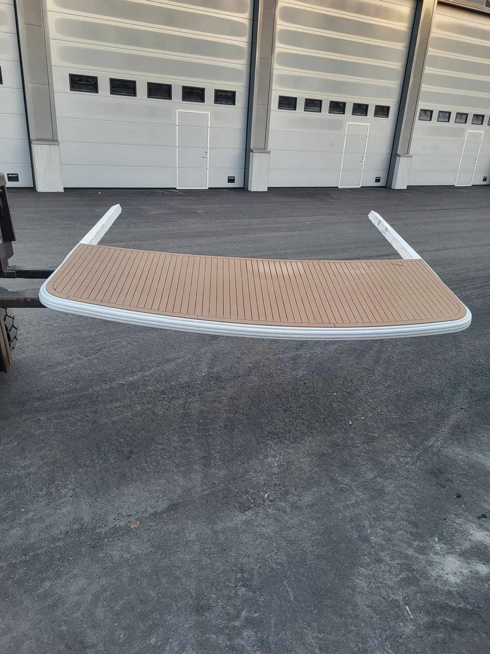 Agder Boat teak flexi badeplattformforlenger Scand 29