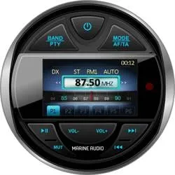 Agder Boat DAB+/FM/Bluetooth marineradio Ø80 mm