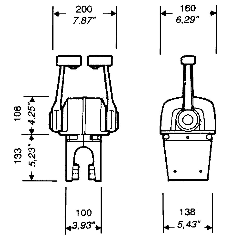 Mavi Mare 336.07T kontrollboks innfelt trim