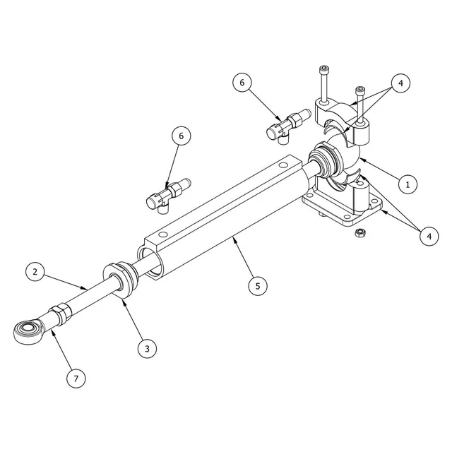 Mavi Mare 00.0011.00 reservedeler styringssylinder CE50