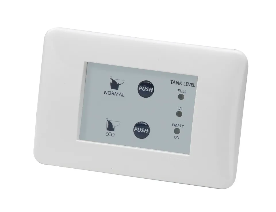 Matromarine kontrollpanel med nivåindikator