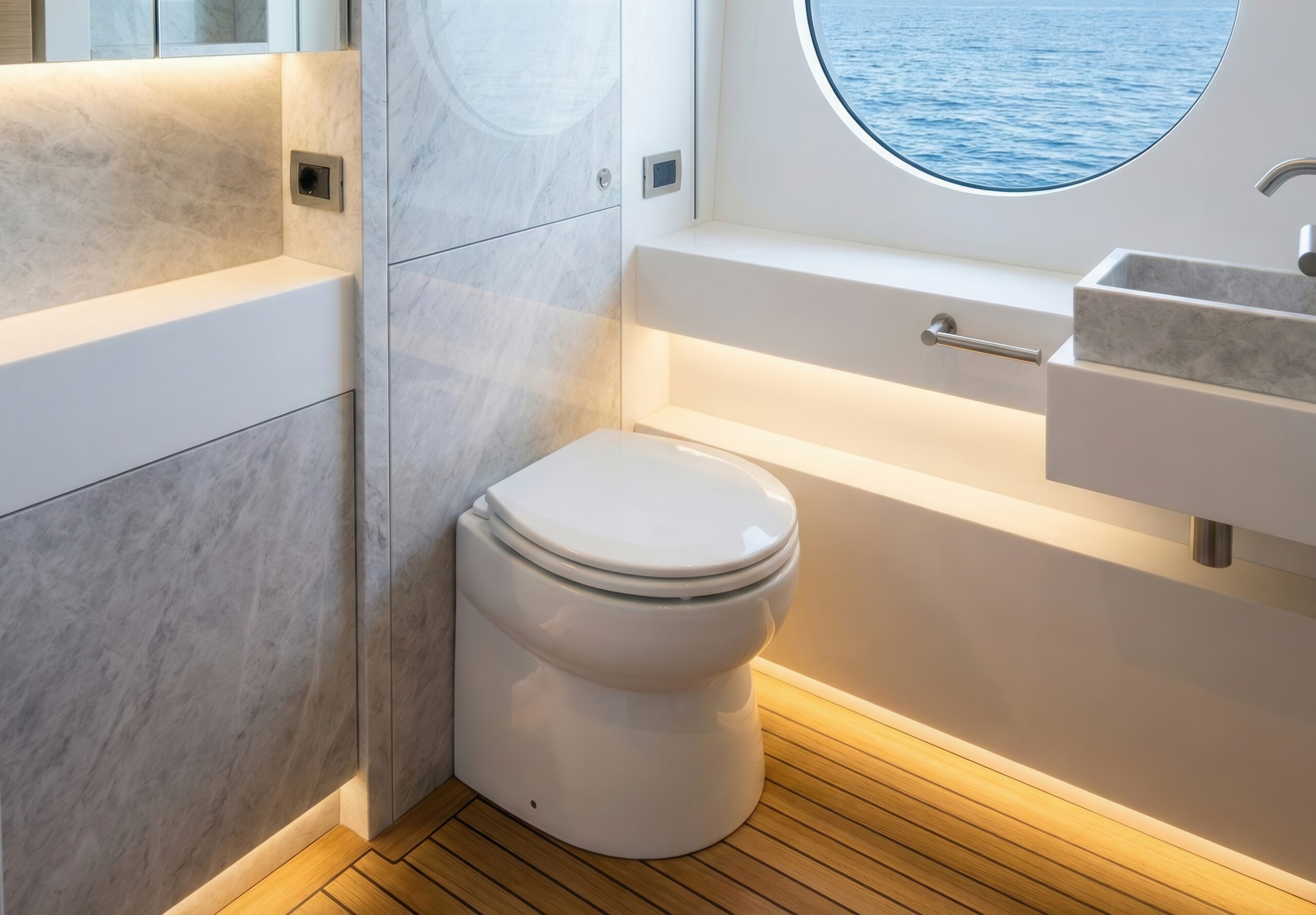 Matromarine Luxury High elektrisk båttoalett 12/24V