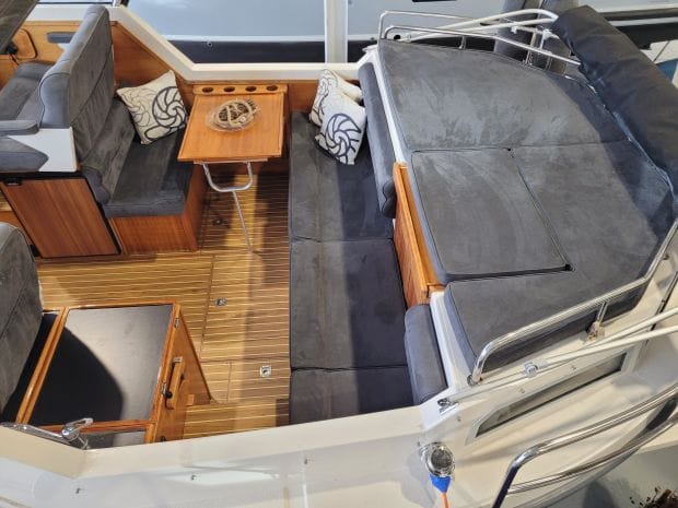Agder Boat A840 putesett cockpit Nirox inkl stoler