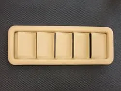 Agder Boat ventilrist 338x122 mm hvit 5 klaffer