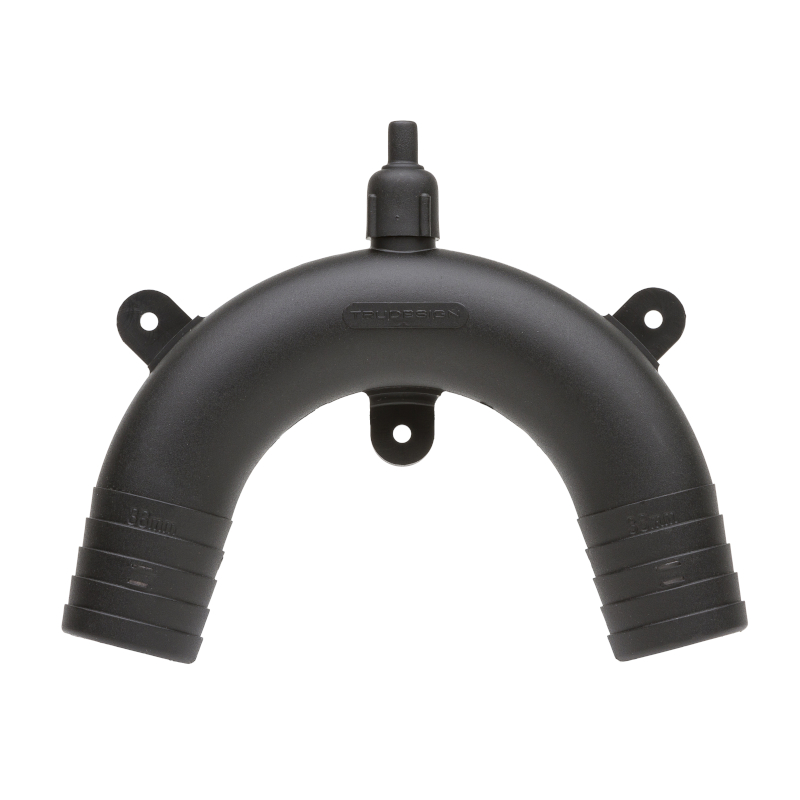 Can SB 12.4710 sifon svart 19 mm