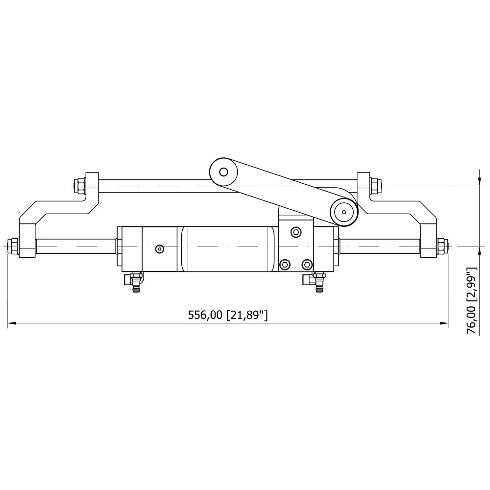 Mavi Mare MC300HD2 styresylinder venstre 138 cm3
