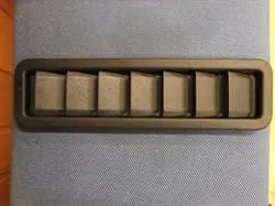 Agder Boat ventilrist 440x118 mm sort 3 slanger 7 klaffer