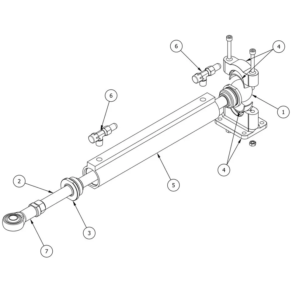 Mavi Mare CE75 00.0012.00 sylinder reservedel med o-ringer
