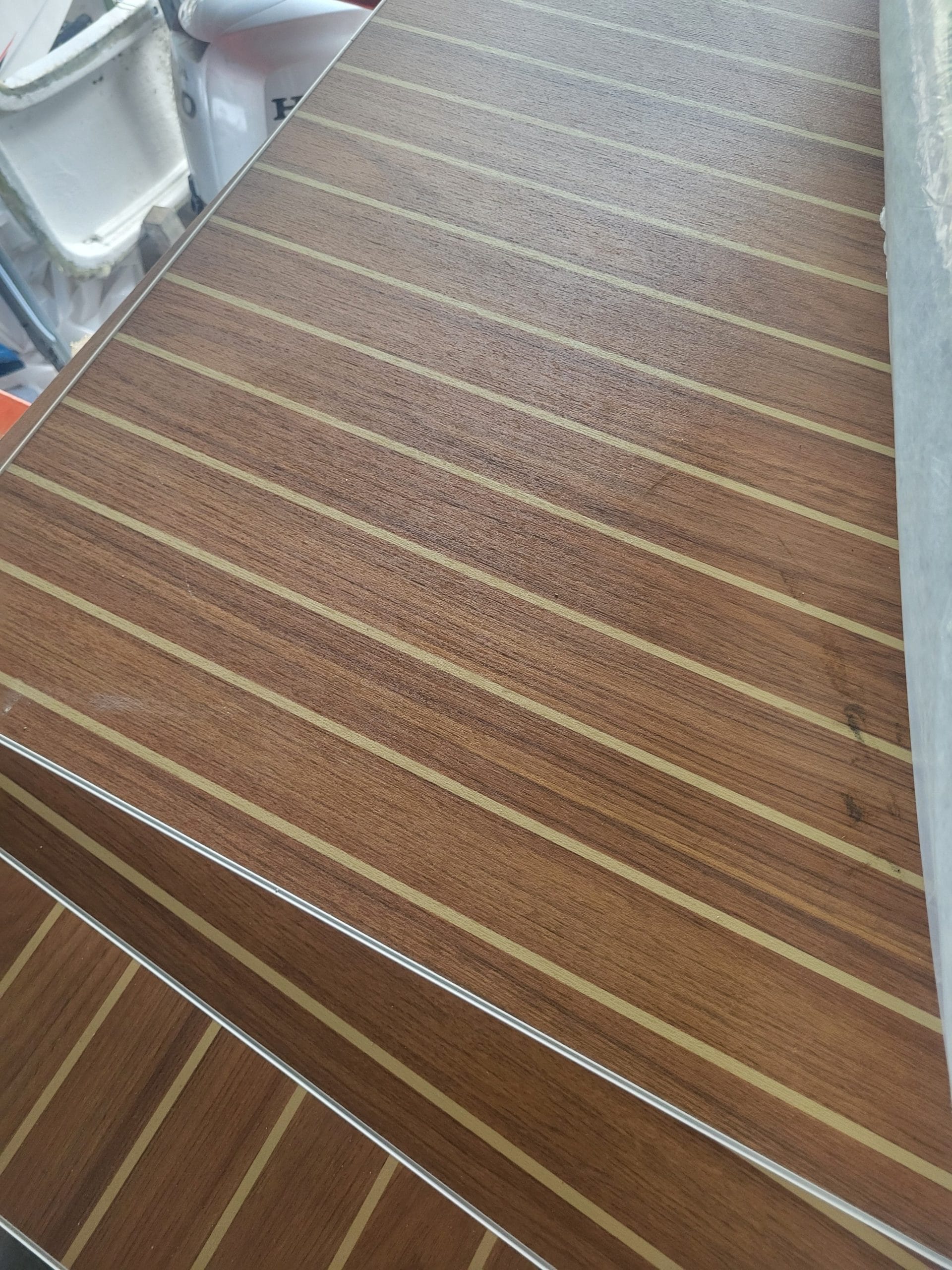 Agder Boat Scand 29 Baltic dørk laminat komplett cockpit slitesterk