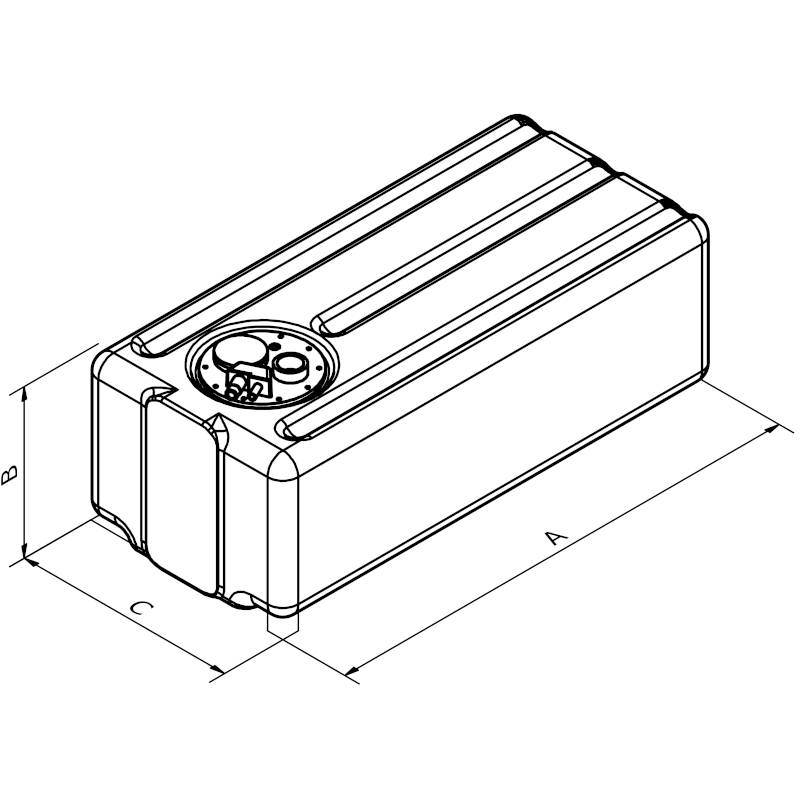 Can SB 01.2095 drivstofftank 83 liter