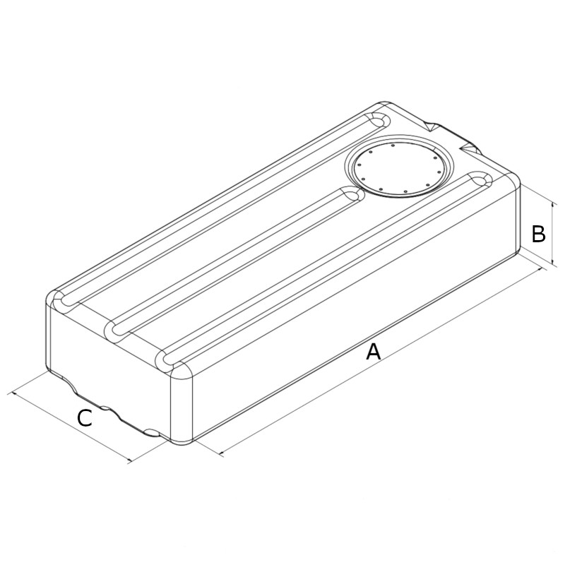 Can SB 01.2044 vanntank 57 liter