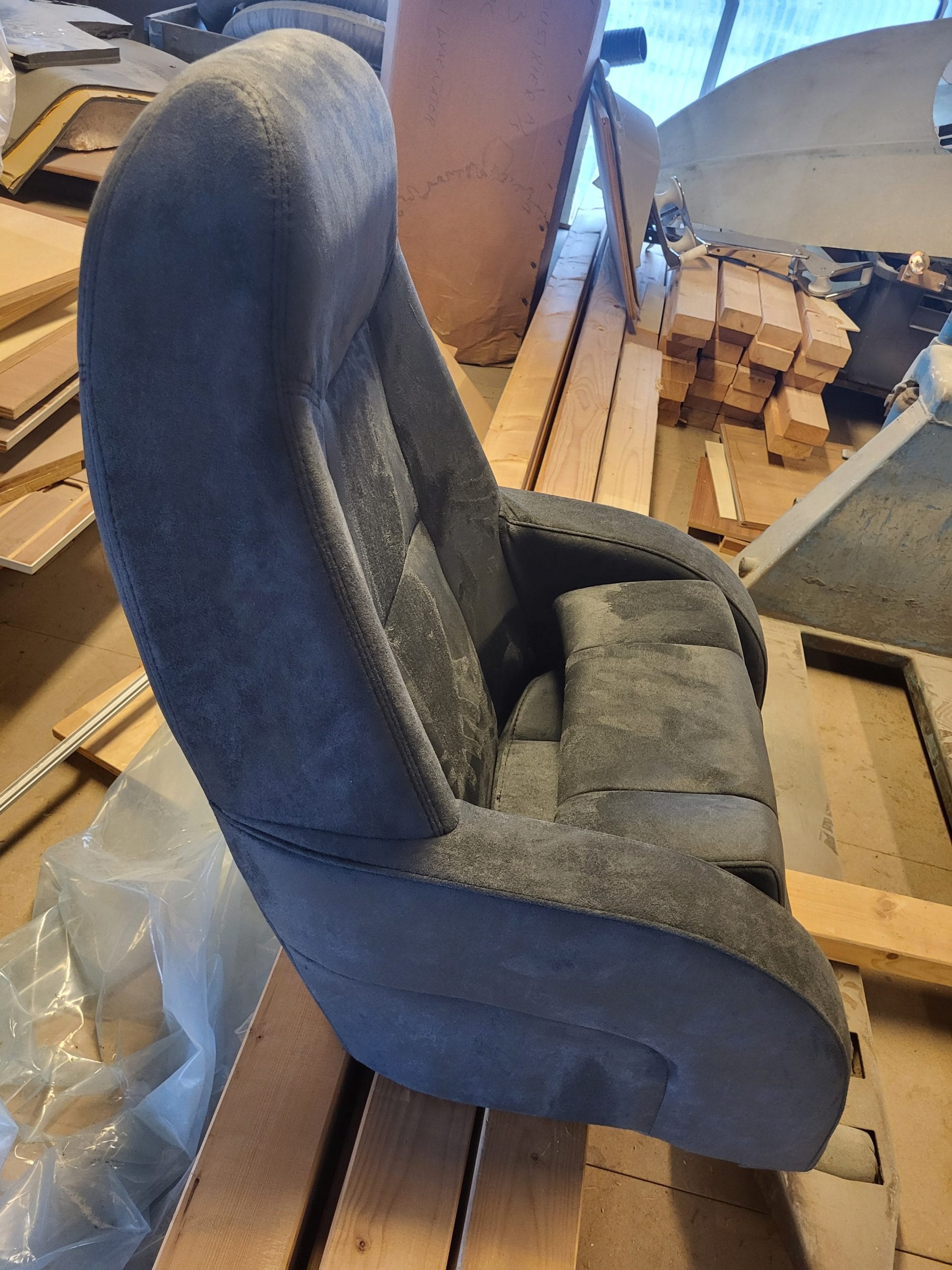 Agder Boat Admiral 99.013 stol Nirox grå Scand 29
