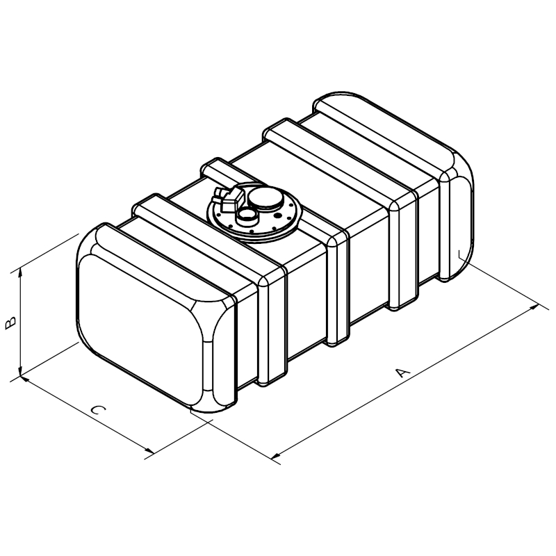 Can SB 01.2034 drivstofftank 84 liter