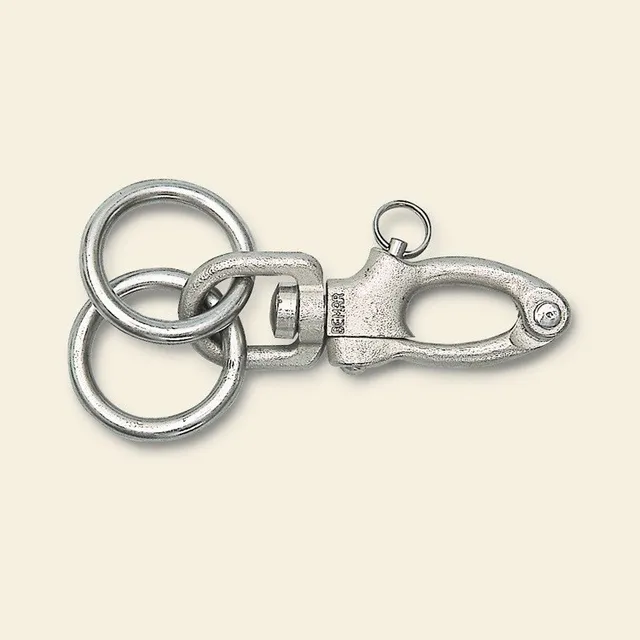 Mavi Mare 113.09 karabinkrok rustfritt 2 ringer
