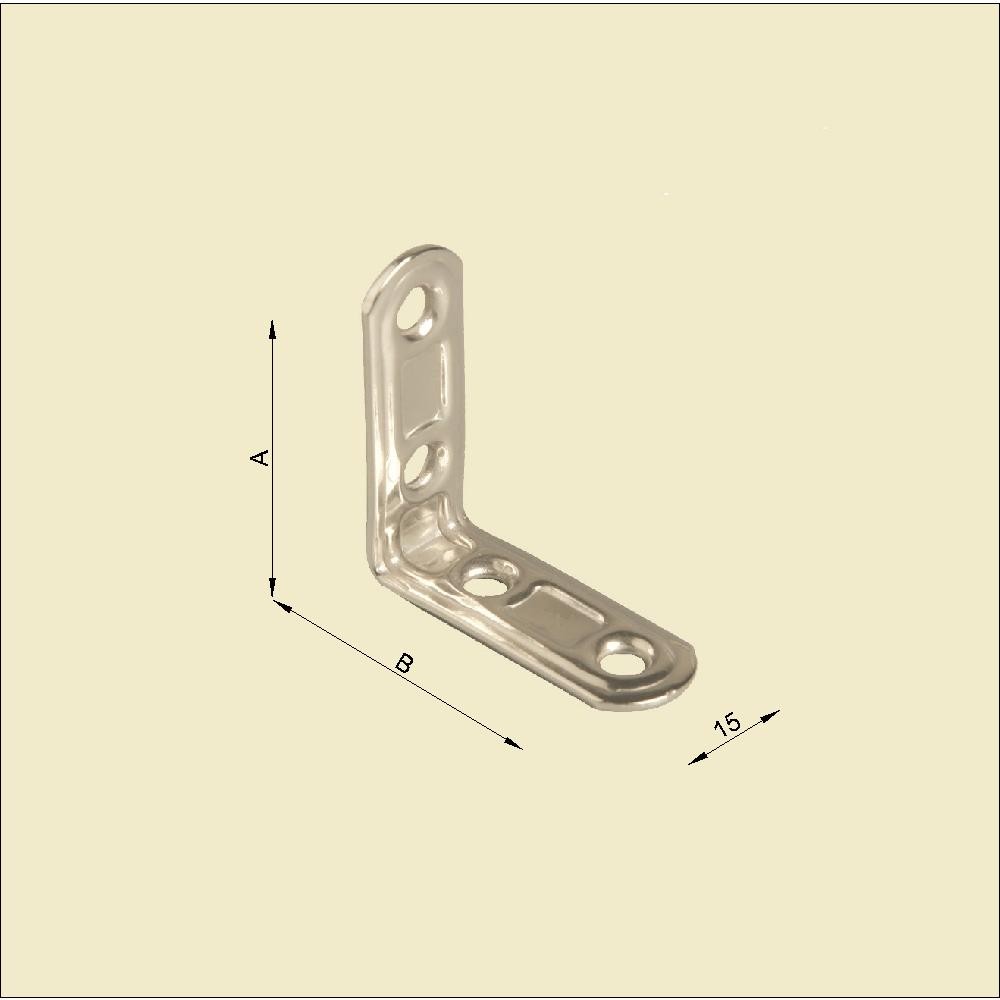 Mavi Mare 359.09 festeplate rustfritt 4-hull
