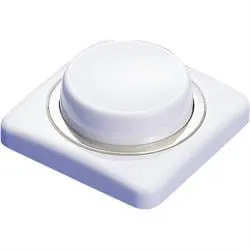 Agder Boat dimmer 12V 3A innfelt hvit plast