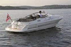 Agder Boat Dynamic 7600 stripesett mørk blå