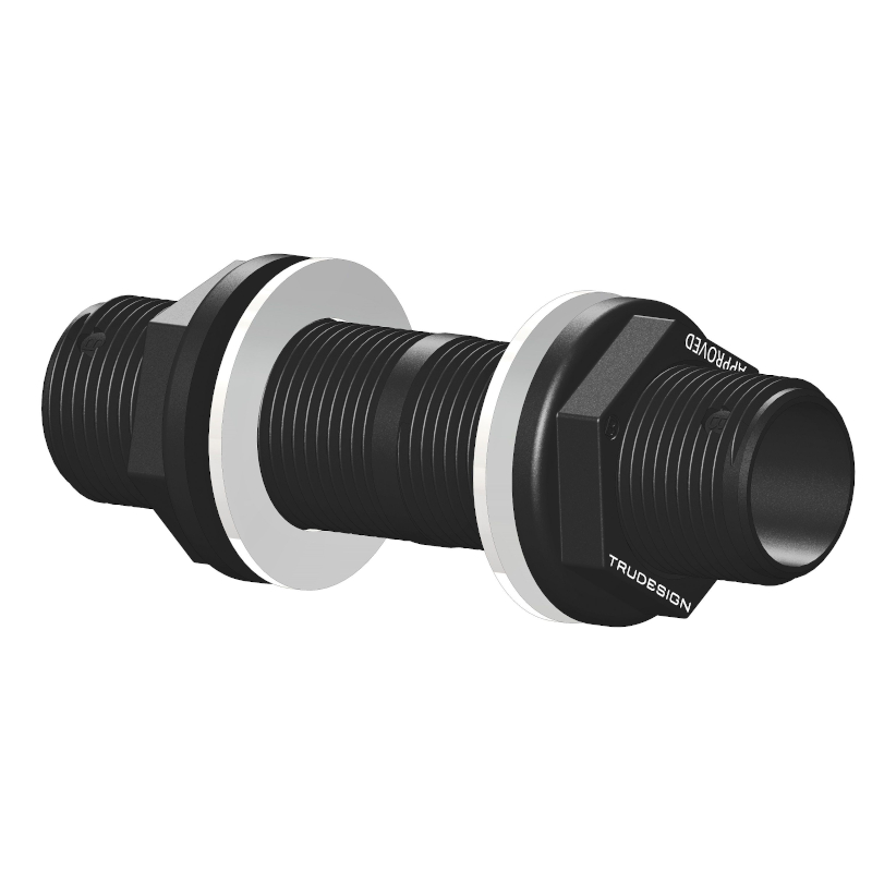 Can SB 12.4785 gjenget rør sort 140 mm 1 tomme