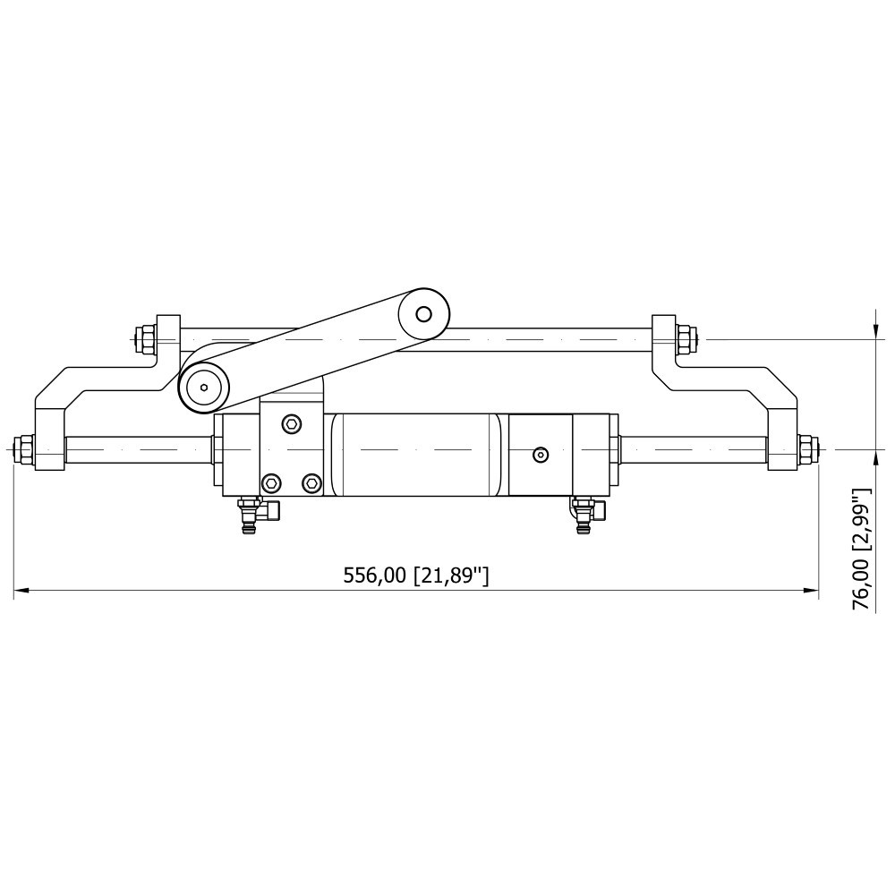 MAVI MARE MC300HD styresylinder frontmontert