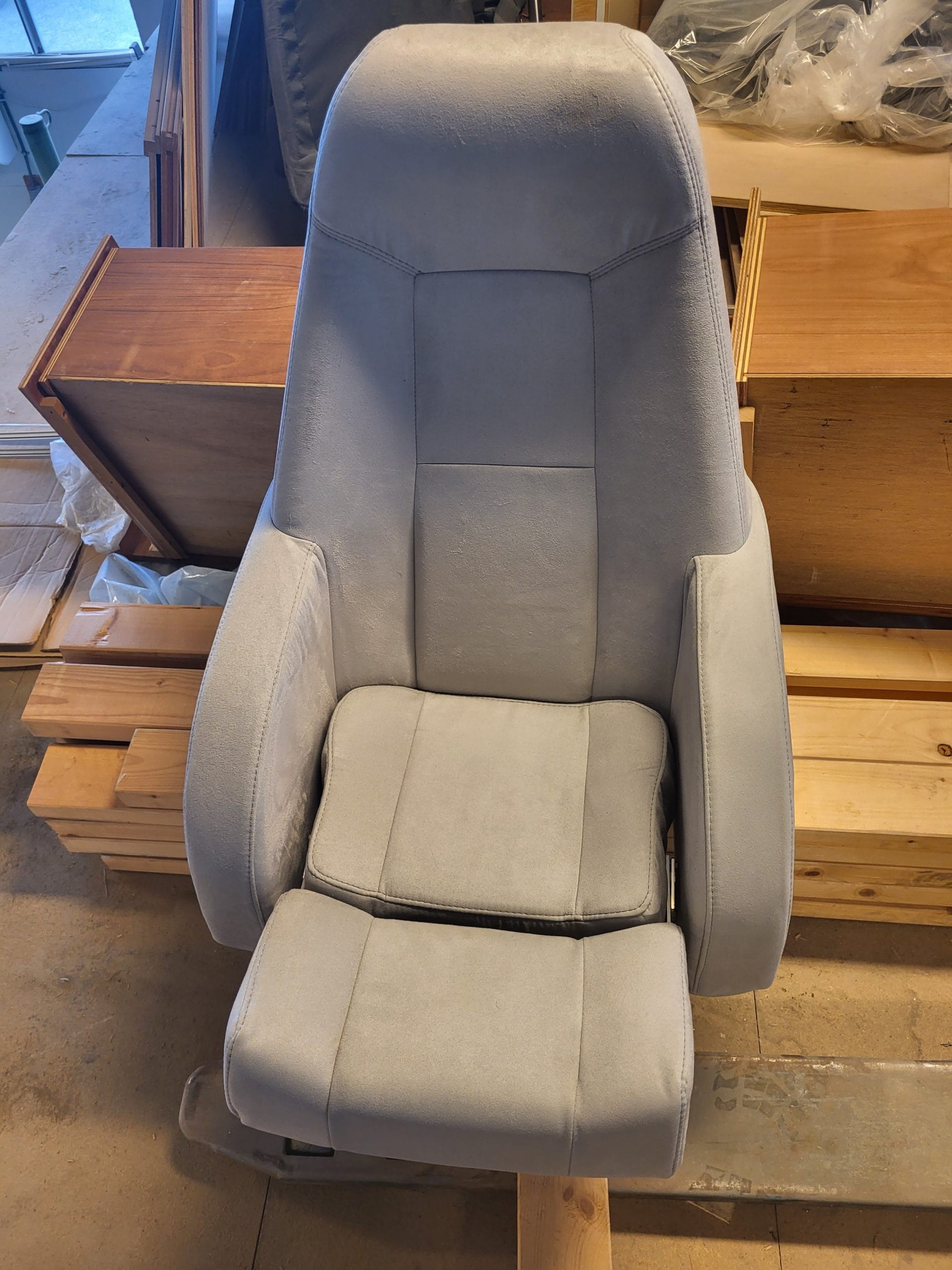 Agder Boat Admiral 99.013 stol Nirox grå Scand 29