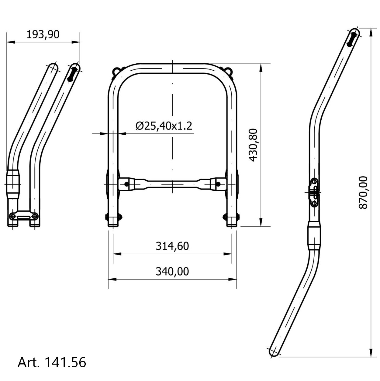 MAVI MARE Art. 141.56 badestige aluminium gummibåt
