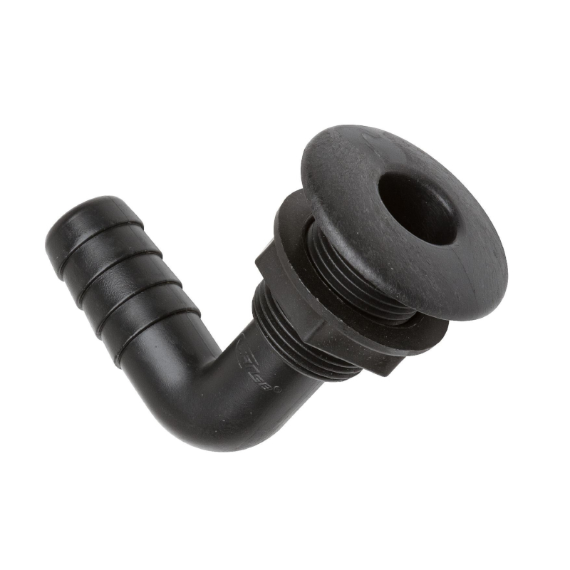 Can SB 18.1910 skroggjennomføring 90° 3/4" hvit
