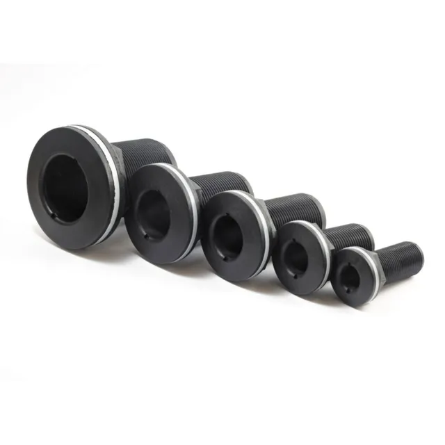 Can SB 12.4857 skrogjennomfoering svart 1/2" gjenget