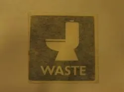 Agder Boat Logo Waste skilt waste