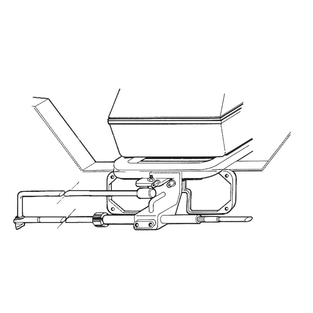 Mavi Mare A.260 plate til akterspeil aluminium
