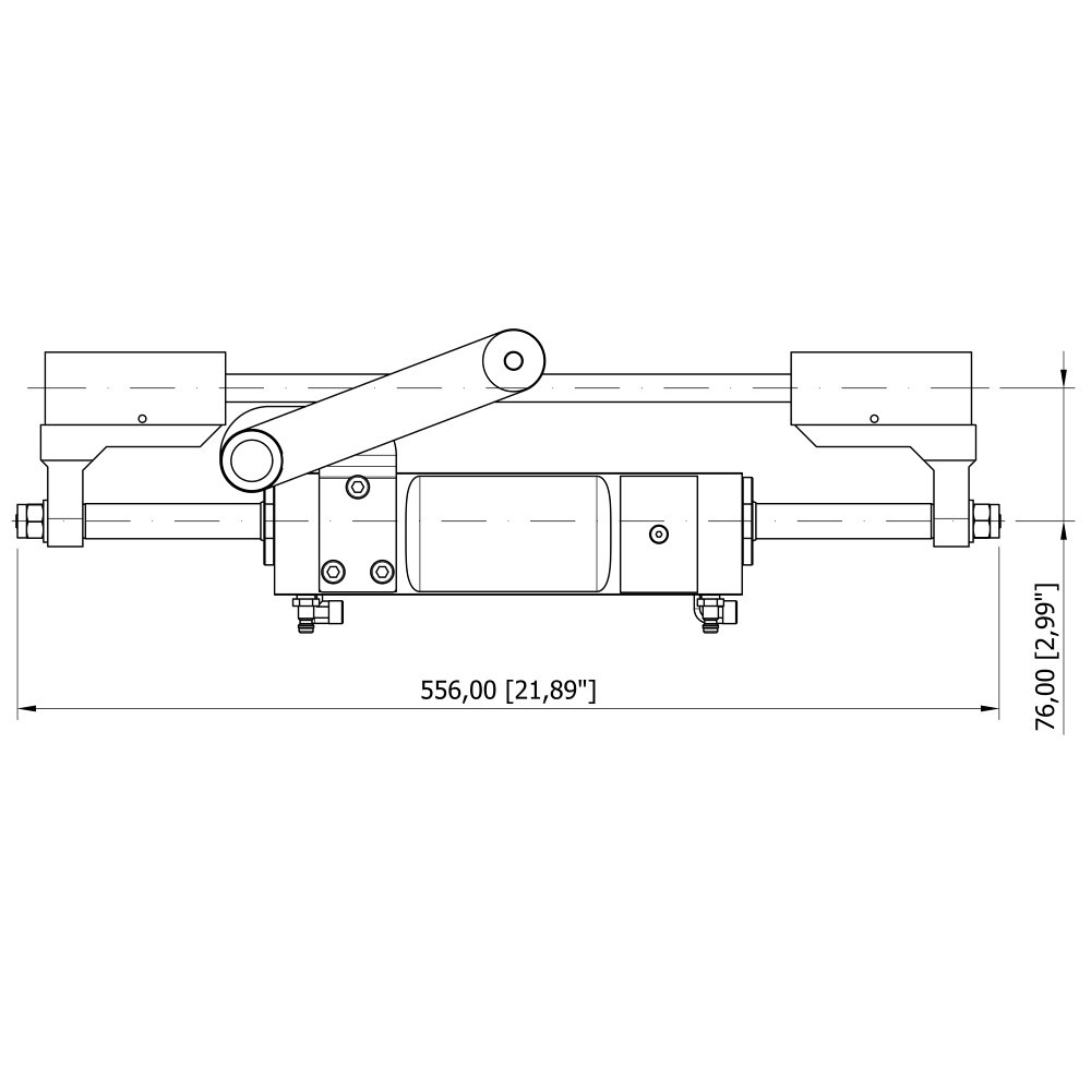 Mavi Mare MC350HD styresylinder 350 hk front