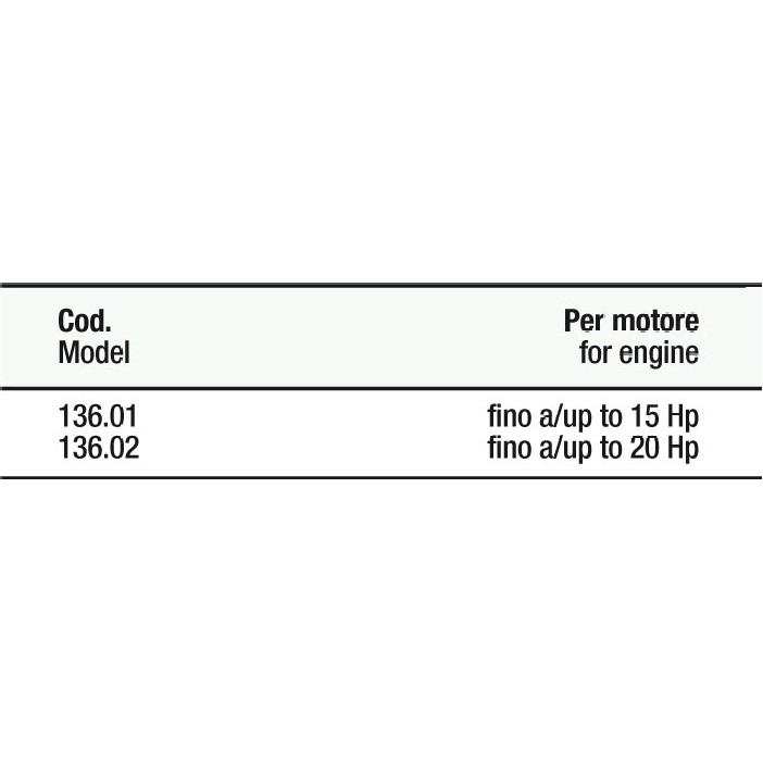 Mavi Mare Art. 136.01 motorbrakett hjelpemotor rustfritt