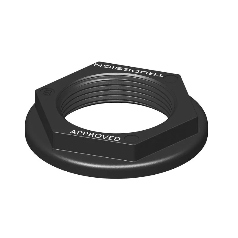 Can SB 12.4740 gjengemutter 1/2" svart plast